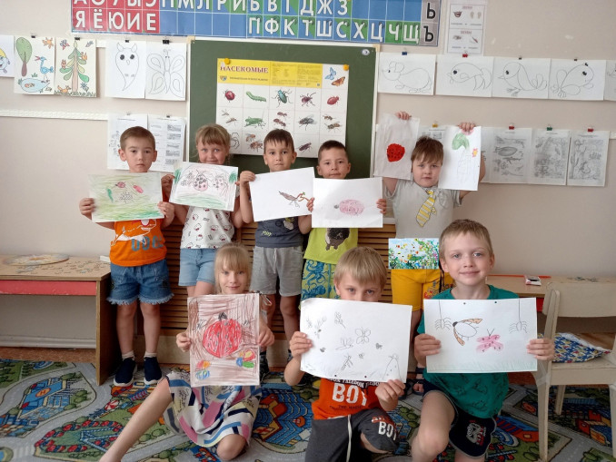 Рисуем насекомых 3